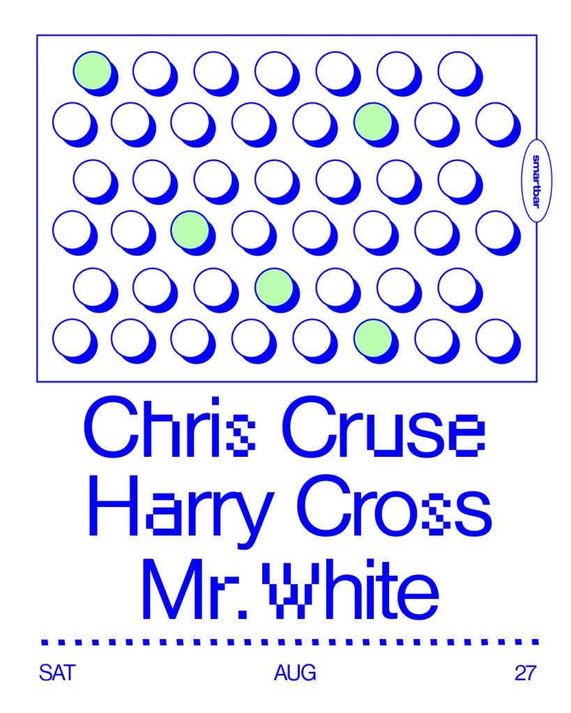 Chris Cruse * Harry Cross * Club Chow in Chicago at Smartbar